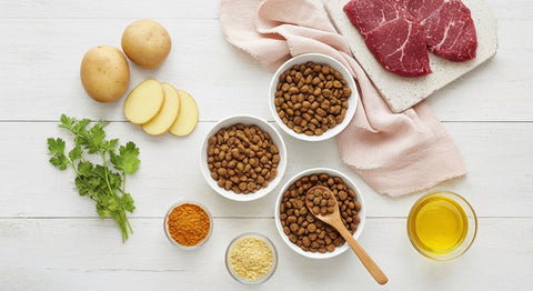 Premium Trockenfutter mit 90% Fleischanteil