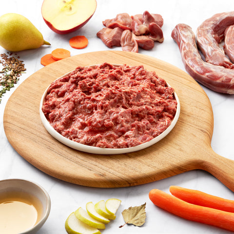 BARF Menü Gans & Gemüse – Gesunde Rohfütterung für sensible Hunde