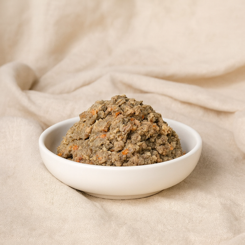 BARF Menü Lachs, gewolft – Schonende Premium-Ernährung für empfindliche Hunde