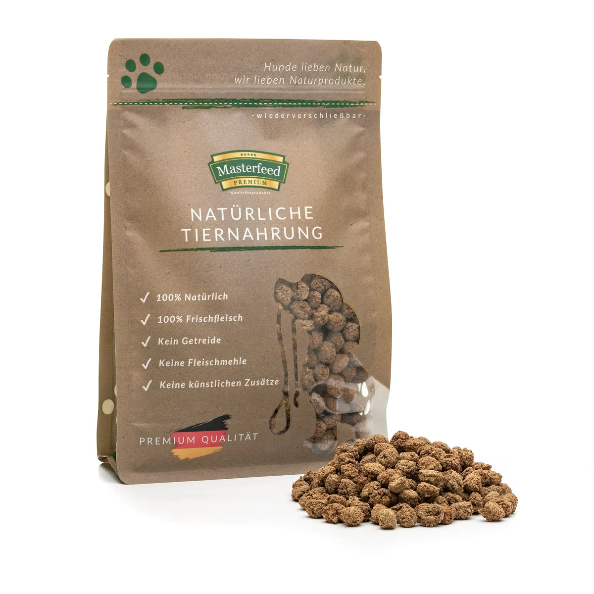 Brocken Huhn: natürliche Belohnung für Hunde