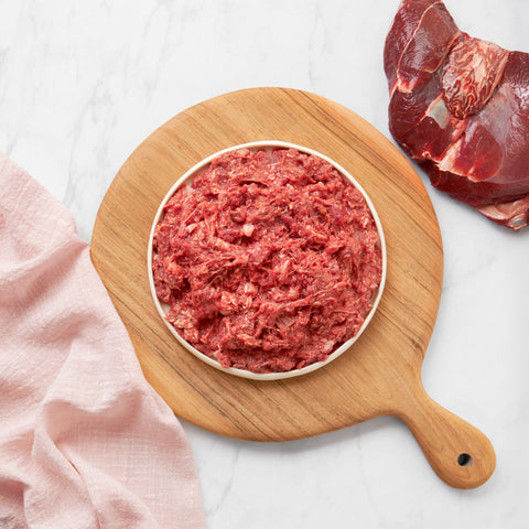 BARF wildvlees, gemalen
