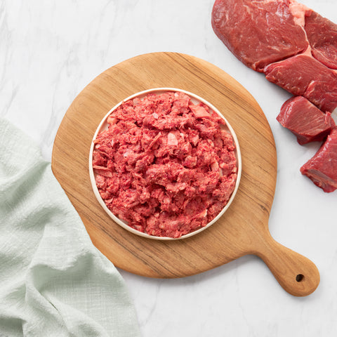 BARF runderslurf, gemalen