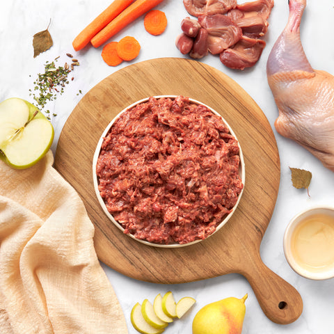 BARF Menu Eend & Groenten, Gemalen