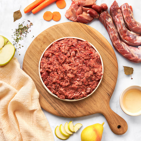 BARF Menu Eend & Groenten, Gemalen