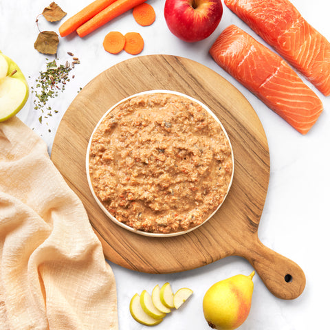 BARF Menu Zalm & Groenten, Gemalen