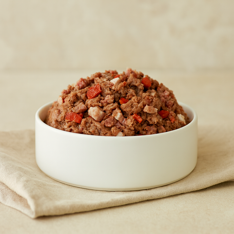 BARF Menü Rind & Gemüse, Gewolft