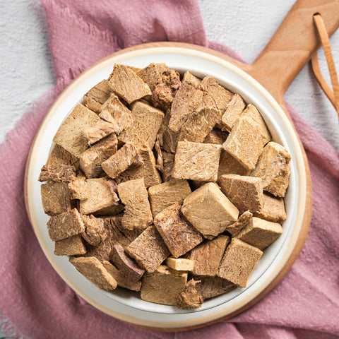 Rindergulasch Trockenbarf - Gefriergetrocknete Qualität