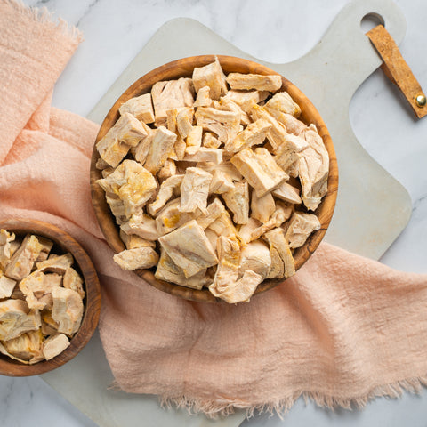 Rabbit meat dry raw food - freeze-dried quality