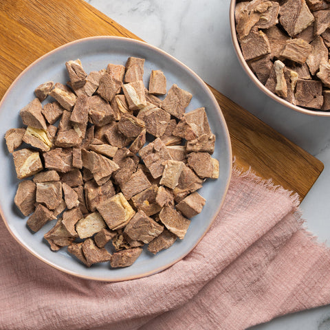 Llama meat dry raw food - freeze-dried quality