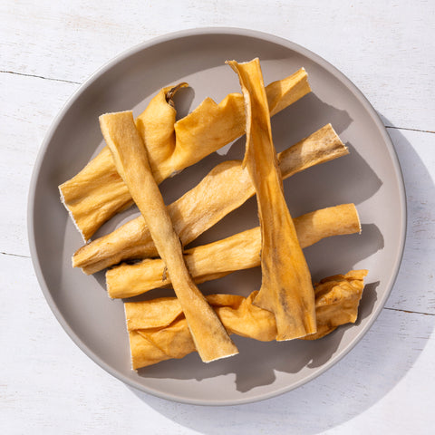 Hirschhaut-Stangen (20 cm)