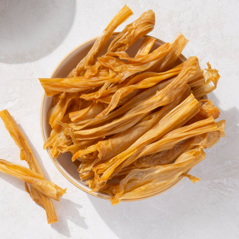 Bâtonnets en peau de lapin (10 cm) 