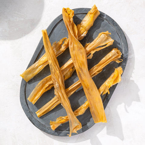 Bâtonnets en peau de lapin (20 cm) 