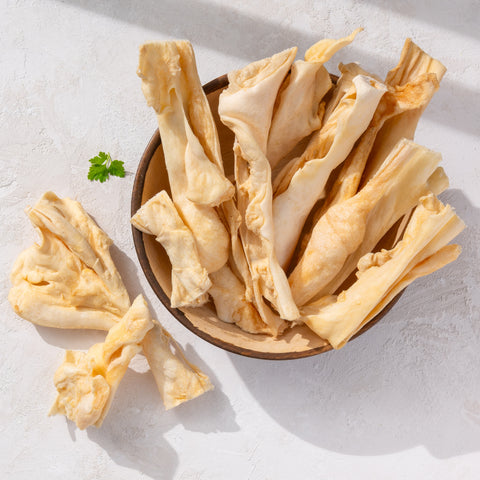 Bâtonnets en peau d'agneau (10 cm) 