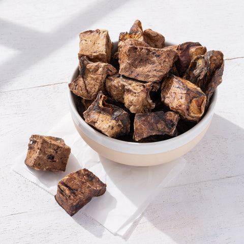 Cubes de poumon de bœuf (3 cm) 