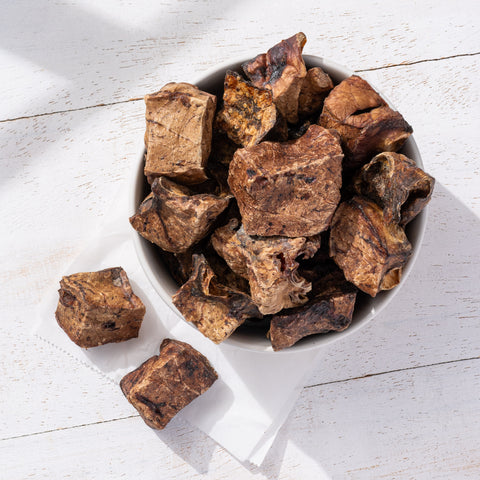 Cubes de poumon de bœuf (3 cm) 