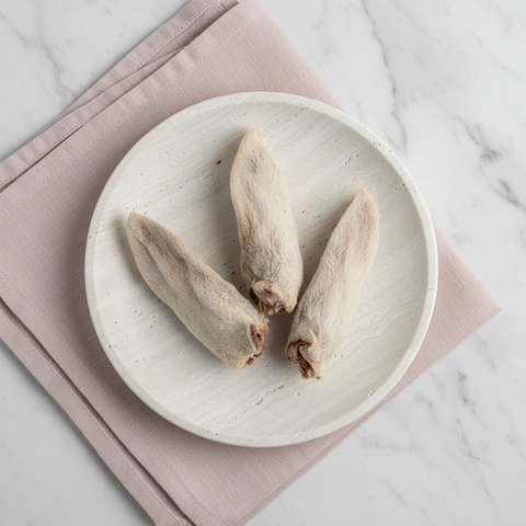 Lammohren mit Fell Trockenbarf - Gefriergetrocknete Qualität