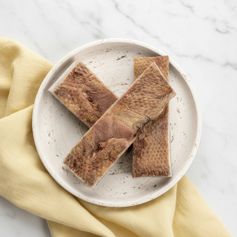 Rinderkopfhaut mit Fell Trockenbarf - Gefriergetrocknete Qualität