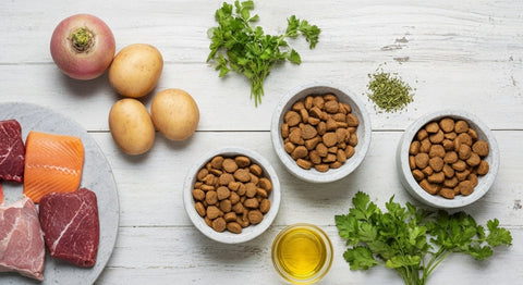 Premium Trockenfutter mit 90% Fleischanteil